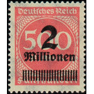 Freimarkenserie  - Germany / Deutsches Reich 1923 - 2.000.000#500
