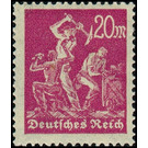 Freimarkenserie  - Germany / Deutsches Reich 1923 - 20 Mark