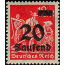 Freimarkenserie  - Germany / Deutsches Reich 1923 - 20000#12