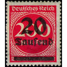 Freimarkenserie  - Germany / Deutsches Reich 1923 - 20000#200