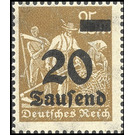 Freimarkenserie  - Germany / Deutsches Reich 1923 - 20000#25