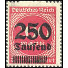 Freimarkenserie  - Germany / Deutsches Reich 1923 - 250000#200