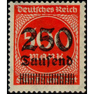 Freimarkenserie  - Germany / Deutsches Reich 1923 - 250000#501