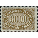 Freimarkenserie - Germany / Deutsches Reich 1923 - 3,000 Mark