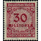 Freimarkenserie  - Germany / Deutsches Reich 1923 - 30.000.000