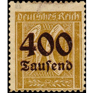 Freimarkenserie  - Germany / Deutsches Reich 1923 - 400000#30