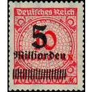 Freimarkenserie  - Germany / Deutsches Reich 1923 - 5.000.000.000#100.000.000