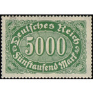 Freimarkenserie - Germany / Deutsches Reich 1923 - 5,000 Mark