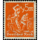 Freimarkenserie  - Germany / Deutsches Reich 1923 - 5 Mark