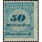 Freimarkenserie  - Germany / Deutsches Reich 1923 - 50.000.000.000#100.000.000