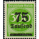 Freimarkenserie  - Germany / Deutsches Reich 1923 - 75000#300