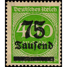 Freimarkenserie  - Germany / Deutsches Reich 1923 - 75000#400