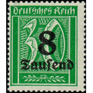 Freimarkenserie - Germany / Deutsches Reich 1923 - 8000#30