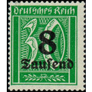 Freimarkenserie - Germany / Deutsches Reich 1923 - 8000#30