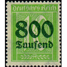 Freimarkenserie  - Germany / Deutsches Reich 1923 - 800000#10