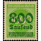 Freimarkenserie  - Germany / Deutsches Reich 1923 - 800000#1000