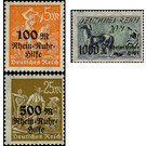 Freimarkenserie  - Germany / Deutsches Reich 1923 Set