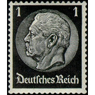 Freimarkenserie  - Germany / Deutsches Reich 1933 - 1 Reichspfennig
