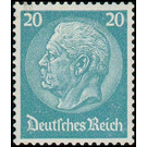 Freimarkenserie  - Germany / Deutsches Reich 1933 - 20 Reichspfennig
