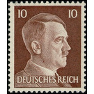 Freimarkenserie  - Germany / Deutsches Reich 1941 - 10 Reichspfennig