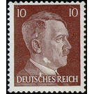 Freimarkenserie  - Germany / Deutsches Reich 1942 - 10 Reichspfennig