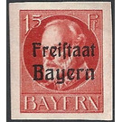 Freistaat on Ludwig III - Germany / Old German States / Bavaria 1920 - 15
