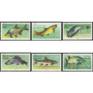 freshwater fish  - Germany / German Democratic Republic 1987 Set