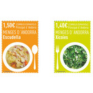 Gastronomy of Andorra (2019) - Andorra, Spanish Administration 2019 Set