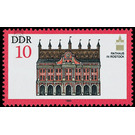 General Assembly of the International Society for Historic Preservation in the GDR (ICOMOS), Rostock and Dresden  - Germany / German Democratic Republic 1984 - 10 Pfennig