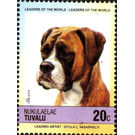 German Boxer (Canis lupus familiaris) - Polynesia / Tuvalu, Nukulaelae 1985