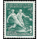 German Gymnastics and Sports Festival, Leipzig  - Germany / German Democratic Republic 1956 - 5 Pfennig