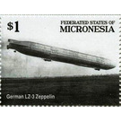 German LZ-3 Zeppelin - Micronesia / Micronesia, Federated States 2015 - 1
