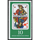 German playing cards  - Germany / German Democratic Republic 1967 - 10 Pfennig