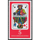 German playing cards  - Germany / German Democratic Republic 1967 - 5 Pfennig