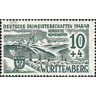 German Ski Championships 1948/49 in Isny, Allgäu  - Germany / Western occupation zones / Württemberg-Hohenzollern 1949 - 10 Pfennig