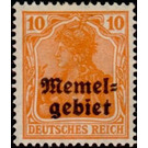 Germania, overprint Memel-Area - Germany / Old German States / Memel Territory 1920 - 10