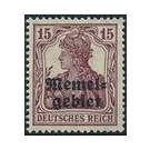 Germania, overprint Memel-Area - Germany / Old German States / Memel Territory 1920 - 15