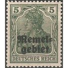 Germania, overprint Memel-Area - Germany / Old German States / Memel Territory 1920 - 5