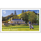 Golfer walking towards clubhouse - Norfolk Island 2018 - 5