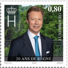 Grand Duke Henri, 20th Anniversary of Reign - Luxembourg 2020 - 0.80