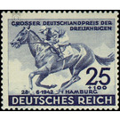 Great Germany Prize of the Three Year Olds for the Blue Ribbon in Hamburg (28.06.1942)  - Germany / Deutsches Reich 1942 - 25 Reichspfennig