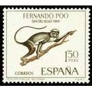 Greater Spot-nosed Monkey (Cercopithecus nictitans) - Central Africa / Equatorial Guinea  / Fernando Po 1966 - 1.50
