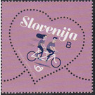 Greetings Stamp - Love - Slovenia 2020 - 70