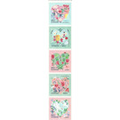 Greetings Stamps : Hearts and Flowers - Sweden 2020