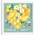 Greetings Stamps : Hearts and Flowers - Sweden 2020