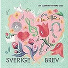 Greetings Stamps : Hearts and Flowers - Sweden 2020