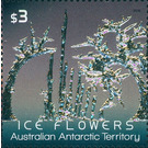 Grey-green Ice Flower Embossed With Foil Application - Australian Antarctic Territory 2016 - 3