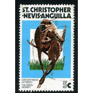 Grivet (Cercopithecus aethiops) - Caribbean / Saint Kitts and Nevis 1978 - 5