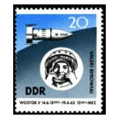 Group flight of the spaceships Vostok 5 and Vostok 6  - Germany / German Democratic Republic 1963 - 20 Pfennig