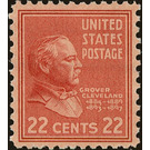 Grover Cleveland (1837-1908), 22nd and 24th U.S. President - United States of America 1938